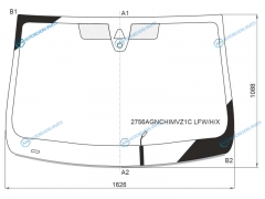 2756AGNCHIMVZ1C LFWHX Стекло лобовое с обогревом щеток + дд камера CITROEN SPACETOURERPEUGEOT TRAVELLER 16-