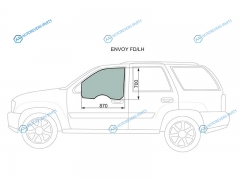 ENVOY FDLH Стекло переднее левое опускное CHEVROLET TRAILBLAZER 01-10