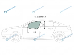 CI-C5-08 FDLH Стекло переднее левое опускное CITROEN C5 45D 08-17