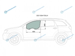 DD11554 FDLH Стекло переднее левое опускное DODGE JOURNEY 08-