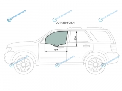 DD11260 FDLH Стекло переднее левое опускное FORD ESCAPE II (USA) 07-12