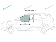 ESCAPE-12 FDLH Стекло переднее левое опускное FORD ESCAPEKUGA 12-19