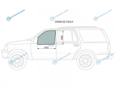 DD09132 FDLH Стекло переднее левое опускное FORD EXPEDITIONLINCOLN NAVIGATOR 96-02