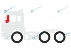 FS270 FDLH1 Стекло переднее левое опускное HINO DOLPHIN CABOVER TRUCK 81-