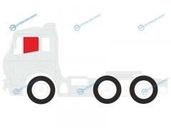 FS270 FDLH2 Стекло переднее левое опускное HINO DOLPHIN CABOVER TRUCK 81-