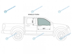 WINGLE FDRH Стекло переднее правое опускное GREAT WALL 3 07-12