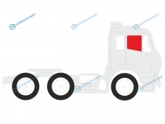 FS270-R FDRH2 Стекло переднее правое опускное HINO DOLPHIN CABOVER TRUCK FS270 81-