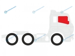 Y680 FDRH Стекло переднее правое опускное HINO SUPER DOLPHIN PROFIA FR2 92-