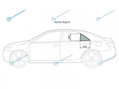 ACV40 RQLH Стекло форточки (уголок) задней левой двери TOYOTA CAMRY CV4 06-11