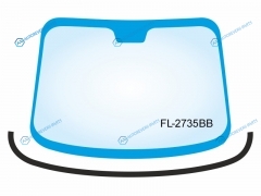 FL-2735BB Молдинг лобового стекла VOLVO S80 06-16VOLVO XC70 07-16