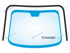 7274ASMV Молдинг лобового стекла RENAULT KANGOO II 07-