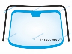 SF-86130-H5010 Молдинг лобового стекла HYUNDAI SOLARIS 4D 17-