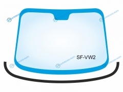 SF-VW2 Молдинг лобового стекла нижний VOLKSWAGEN GOLF VI 5D HBK 09-13