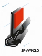 SF-VWPOLO Молдинг лобового стекла нижний VOLKSWAGEN POLO 09-