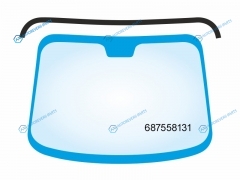 687558131 Молдинг лобового стекла FIAT DOBLO 01-