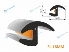 FL-16MM Молдинг универсальный - бухта 30 м. (цена за 1метр)