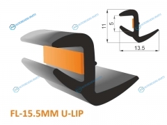 FL-15.5MM U-LIP Молдинг универсальный - бухта 30 м. (цена за 1метр)