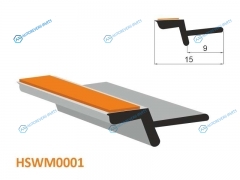 HSWM0001 Молдинг универсальный на самоклеящейся основе (лепесток 9 mm) бухта 30м (цена за 1метр)