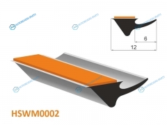 HSWM0002 Молдинг универсальный на самоклеящейся основе (лепесток 6 mm) бухта 30м (цена за 1метр)