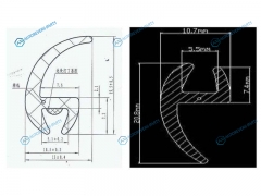 22MM Молдинг бухта 30 м. (цена за 1метр)