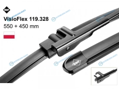 119328 Комплект щеток стеклоочистителя 550мм+450мм