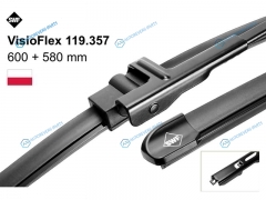119357 Комплект щеток стеклоочистителя 650мм+580мм