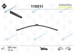 119511 Щетка стеклоочистителя задняя бескаркасная SWF VisioFlex (BMW X5 06-13  VOLVO XC60 09-17)