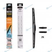 AWB-H-410 Щетка стеклоочистителя 410 мм (16) гибридная. 3 адаптера