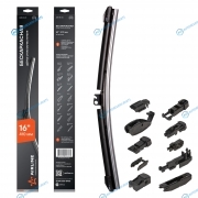 AWB-BK-410 Щетка стеклоочистителя 410 мм (16) бескаркасная. 10 адаптеров