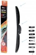 AWB-H-380 Щетка стеклоочистителя 380 мм (15) гибридная. 3 адаптера