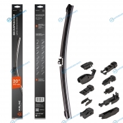 AWB-BK-510 Щетка стеклоочистителя 510 мм (20) бескаркасная. 10 адаптеров