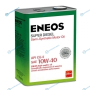 oil1328 Масло моторное ENEOS Super Diesel CG-4 псинт 10W-40 4л
