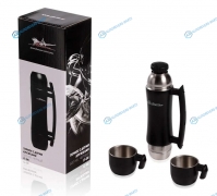 IT-06 Термос с двумя кружками 500 мл.. черный