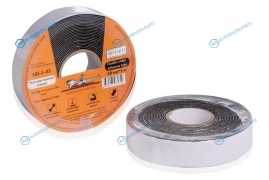 ADS-F-03 Лента двусторонняя клейкая (скотч). 20 мм*5 м. вспененная основа. черная