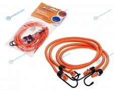 AS-R-02 Резинки-стяжки набор 2 шт. 80 см. D-8 мм (металлические крючки)