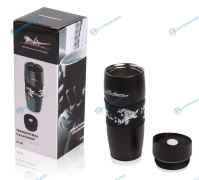 IT-01 Термокружка c клапаном. 380 мл.. черная