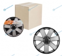 AWCC-16-20 Колпаки колесные 16 Гелакси +. серебристо-черный. карбон. компл. 2 шт.