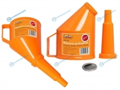 APF-04 Воронка разборная D-120 мм. угловой носик 150 латунная сетка