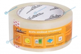 AAT-S-02 Лента клейкая прозрачная (скотч). 48 мм*100 м