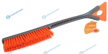 AB-R-11 Щетка от снега и льда с мягкой щетиной + съемный скребок (52 см)