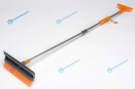 AB-R-07 Щетка от снега и льда с водосгоном телескоп.рукояткой + скребок (70-120 см)