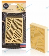 AFSI110 Ароматизатор под сиденье пластик 3D-лабиринт французская ваниль