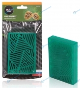 AFSI109 Ароматизатор под сиденье пластик 3D-лабиринт хвойный лес