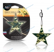 AFZV006 Ароматизатор подвесной пластик Звезда французская ваниль