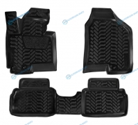 ACM-PS-35 Ковры в салон (3D с подпят.) для Hyundai ix35 (2010-) компл. 4 шт.. выс. борт. полимер.. черн.