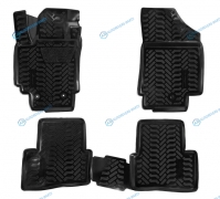 ACM-PS-34 Ковры в салон (3D с подпят.) для Hyundai Creta (16-) компл. 4 шт.. (крепеж). выс. борт. полимер.. черн.