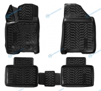 ACM-PS-07 Ковры в салон (3D с подпят.) для Lada Vesta (15-) компл. 4 шт.. (крепеж). выс. борт. полимер.. черн.