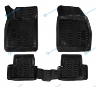 ACM-PS-20 Ковры в салон (3D с подпят.) для Chevrolet Cruze (09-) компл. 4 шт.. выс. борт. полимер.. черн.