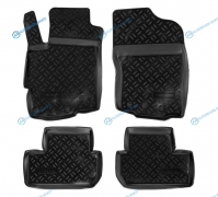 ACM-PS-47 Ковры в салон для Mitsubishi Lancer X (07-) компл. 4 шт.. выс. борт. полимер.. черн.