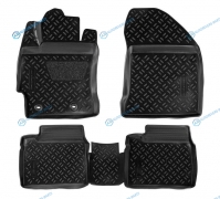 ACM-PS-66 Ковры в салон (3D с подпят.) для Toyota Corolla (12-) компл. 4 шт.. (крепеж). выс. борт. полимер.. черн.